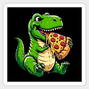 Funny Pizza T rex Dinosaur, Pizza Lover Sticker